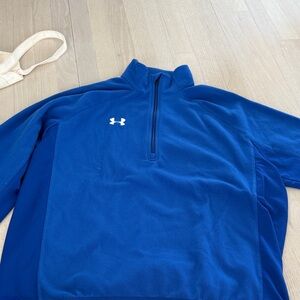 Under Armour Royal Blue Quarter-Zip Pullover